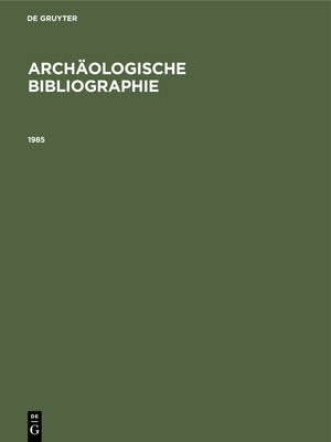 cover image of 1985